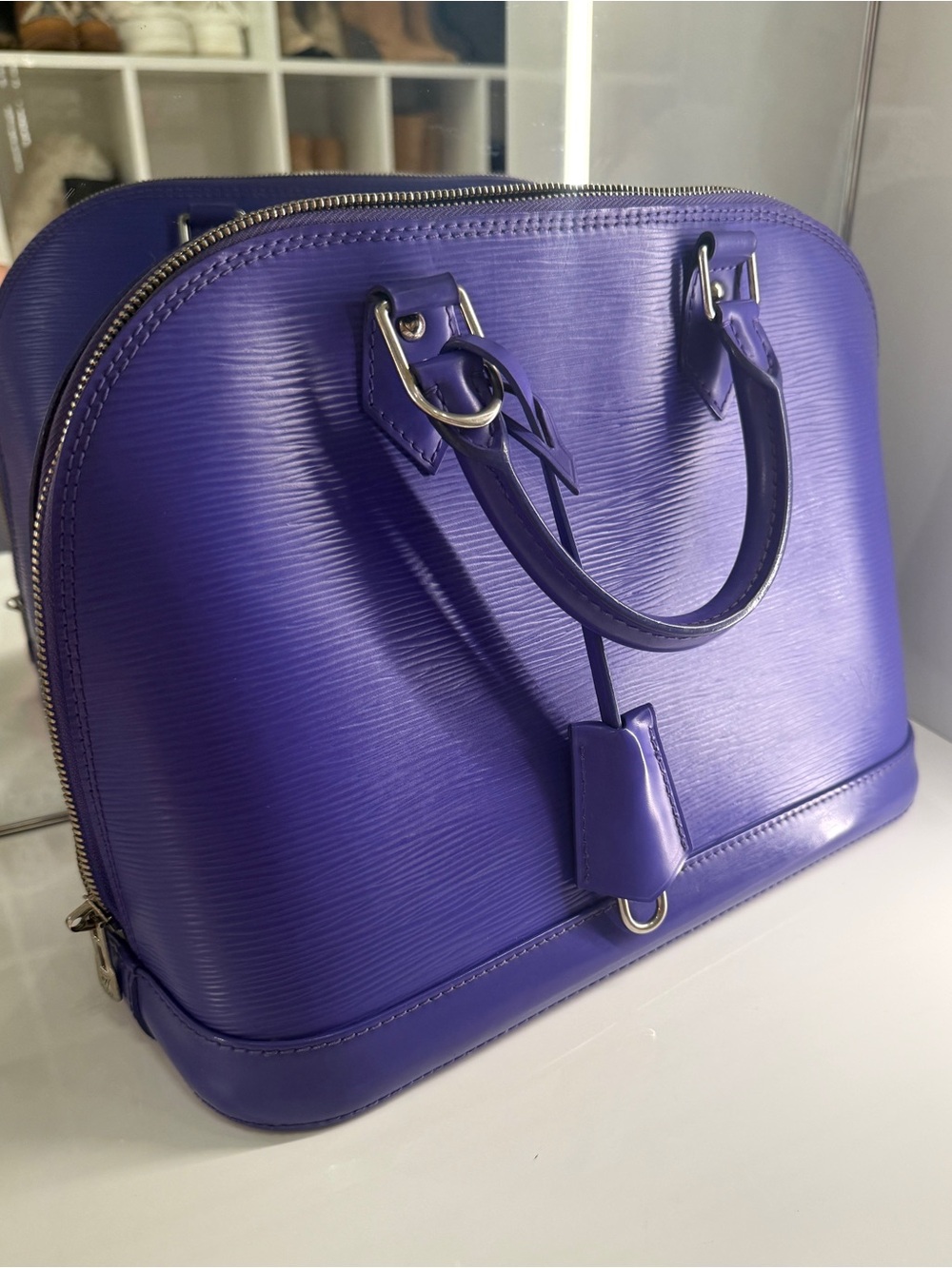 Louis Vuitton Alma PM Epi Leather in Purple
